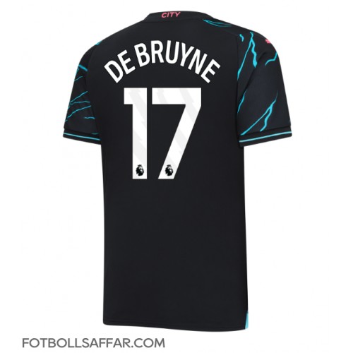 Manchester City Kevin De Bruyne #17 Tredjeställ 2023-24 Kortärmad